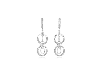 Rhodium Plated | Chandelier Earrings